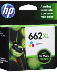 Cartucho De Tinta Hp 662xl Color Original - Foto 1