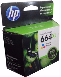 Cartucho Hp 664xl Color Original - 8ml - Foto 1