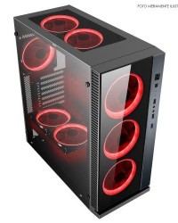 Gabinete NFX GAMER Dark Raptor Preto - Foto 1