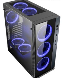 Gabinete NFX GAMER Dark Raptor Preto - Foto 3