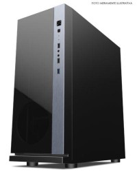 Gabinete NFX GAMER Dark Raptor Preto - Foto 4