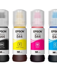 Kit Garrafa Epson T544 para Ecotank Preto, Ciano, Magenta, Amarelo - Foto 1