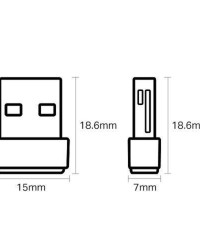 Adaptador Wireless USB Dual Band TP-Link Archer AC600 T2U Nano - Foto 3