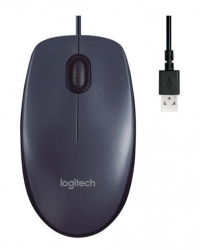 Mouse USB 1000dpi Preto Logitech M90 - Foto 1