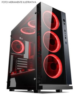 Gabinete NFX GAMER Dark Raptor Preto