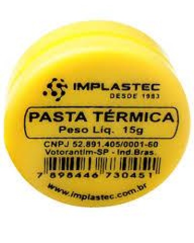 Detalhes do produto Pasta Térmica Implastec 15g 6155
