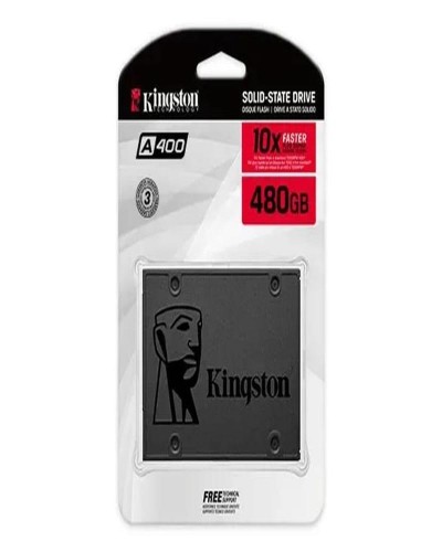 Detalhes do produto SSD Kingston 480GB 2.5 SATA3 A400 - SA400S37/480G