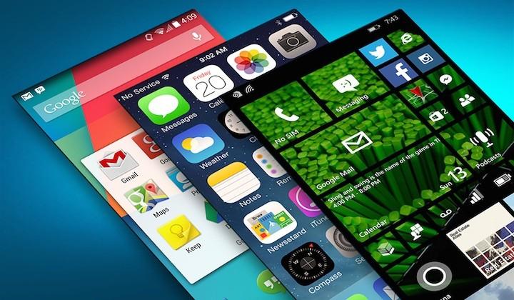 As diferenças entre iOS, Android e Windows Phone