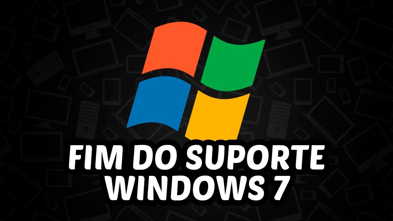 O suporte ao Windows 7 terminará em 14 de janeiro de 2020