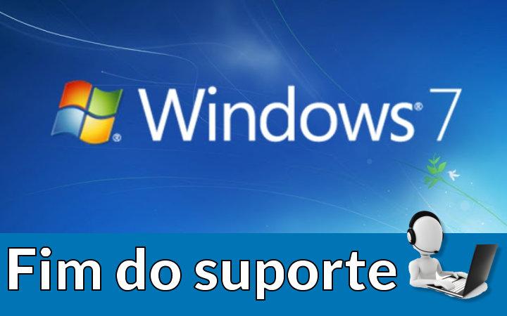 O suporte ao Windows 7 terminará em 14 de janeiro de 2020