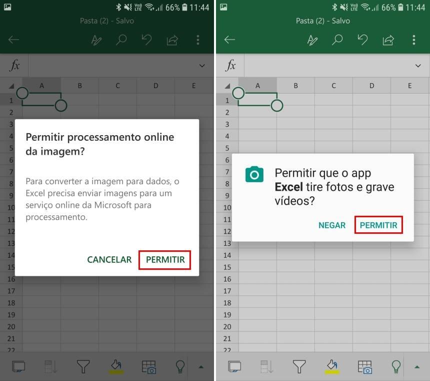 Como converter um documento impresso em uma planilha do Excel