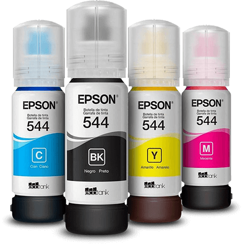 Garrafa para Ecotank preto T544 - T544120 - Epson PT