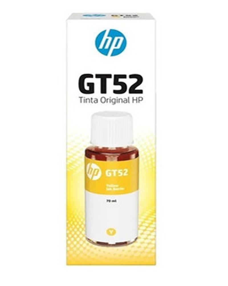 Garrafa de tinta original Amarelo  HP GT53 (1VV22AL) Para HP Smart Tank 515, 519, 530, 615, Plus 551, 500, 514, 517, 532, 617, 618 