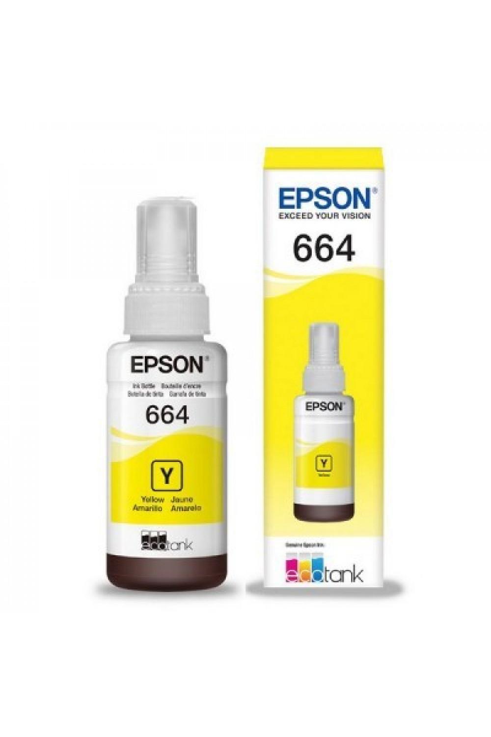 Garrafa para Ecotank amarelo T664 - T664420AL - Epson PT 1 UN