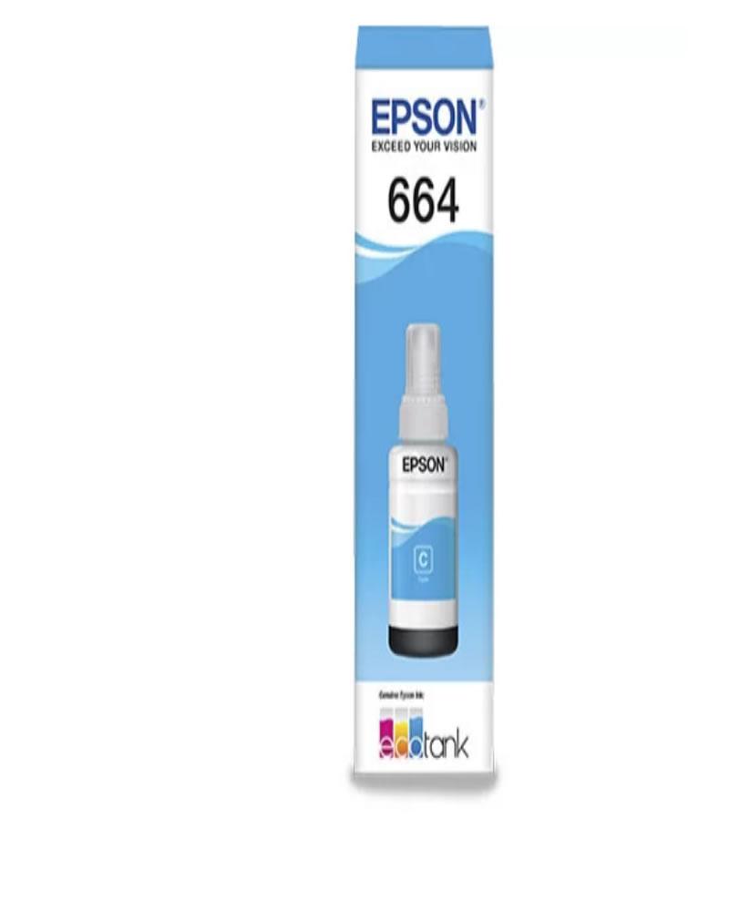 Garrafa para Ecotank ciano T664 - T664420AL - Epson PT 1 UN