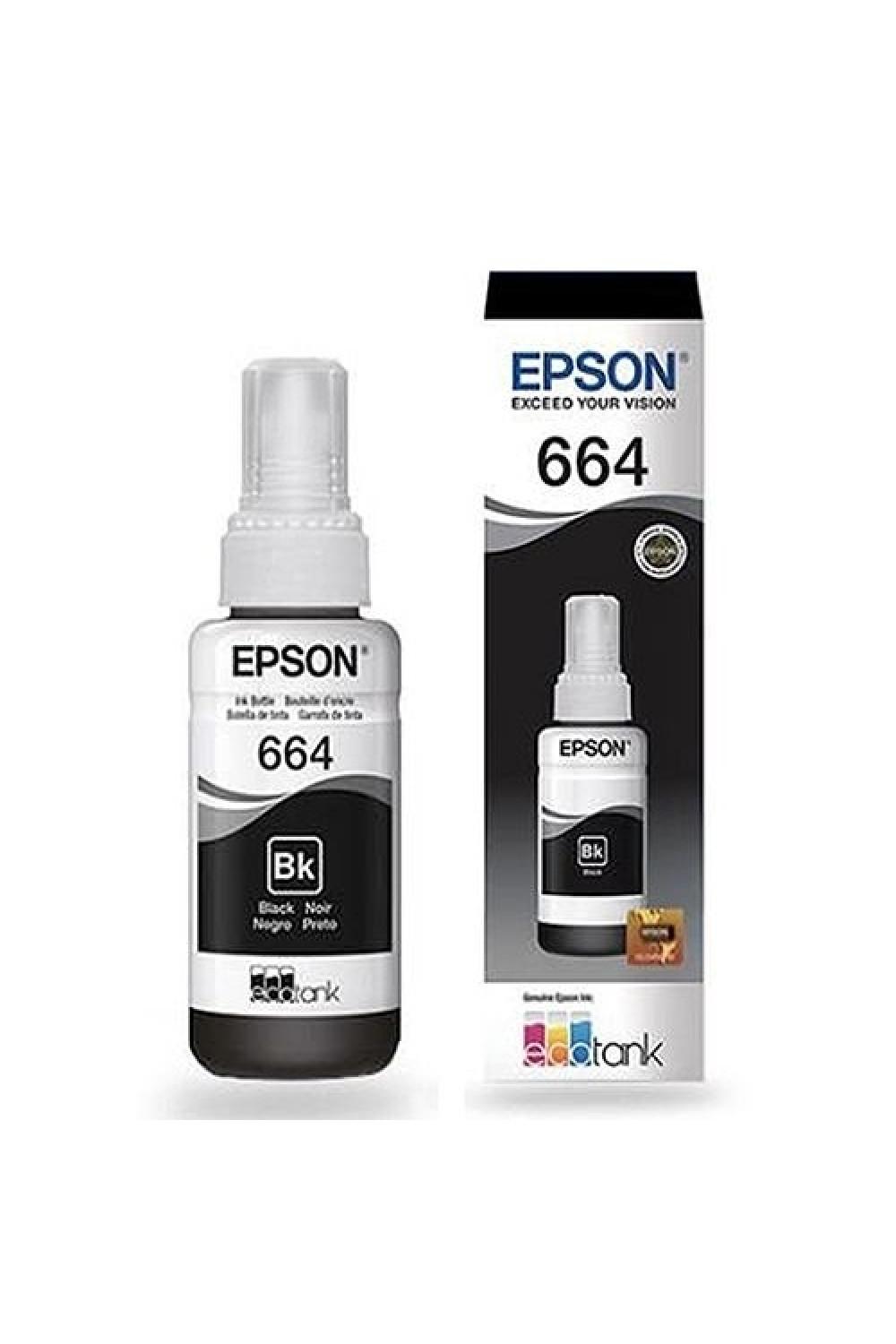 Garrafa para Ecotank preto T664 - T664420AL - Epson PT 1 UN