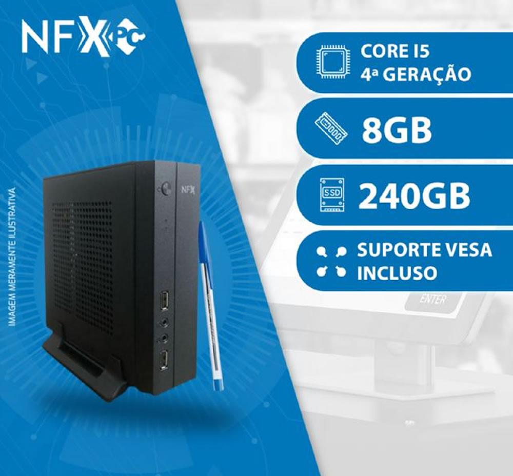 NFX PC ( INTEL CORE I5 4ª GERAÇÃO / 8GB / SSD 240GB / VESA )