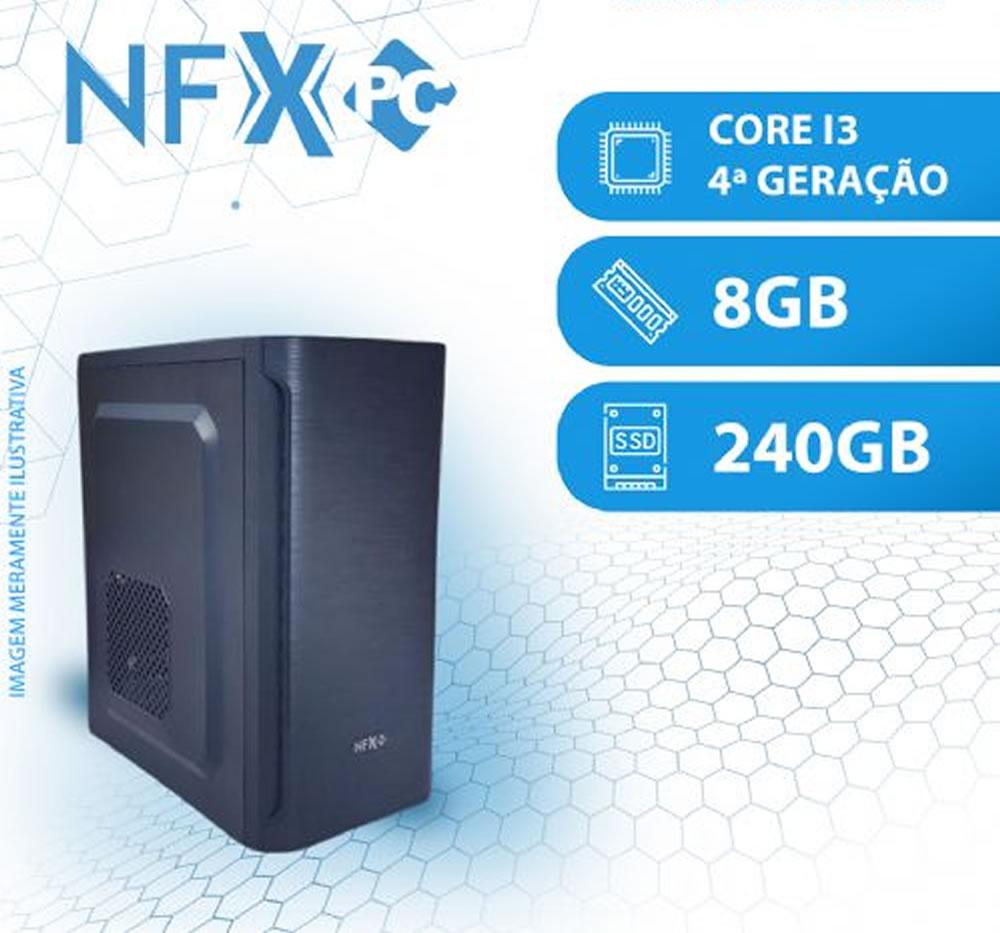 DESKTOP COM PROCESSADOR I3 4º Geração E 8GB DE RAM